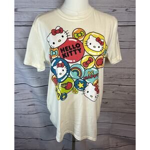 Hello Kitty Sanrio Cute Bubble T-Shirt Top Unisex Cat Kawaii Cute Medium